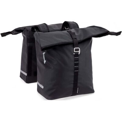 New Looxs Dubbele fietstas Cantos Double 36L Black New Looxs Dubbele fietstas Cantos Double 36L Black