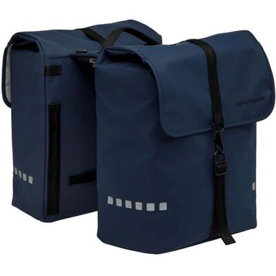 New Looxs Dubbele fietstas Odense Double MIK 2.0 39L Dark Blue New Looxs Dubbele fietstas Odense Double MIK 2.0 39L Dark Blue