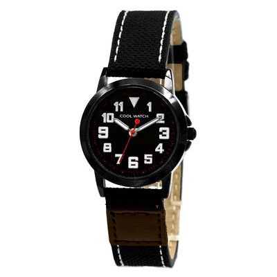 Prisma CW.245 - Jort Zwart Canvas - horloge Prisma CW.245 - Jort Zwart Canvas - horloge