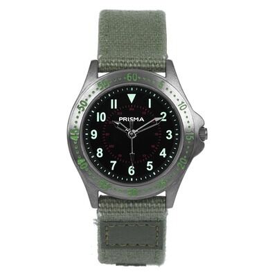 Prisma kinderhorloge CW.255 Jongens Groen Prisma kinderhorloge CW.255 Jongens Groen