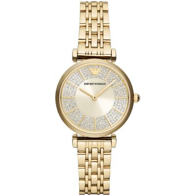 Emporio Armani AR11608 - Gianni T-Bar - Gold - Horloge Emporio Armani AR11608 - Gianni T-Bar - Gold - Horloge
