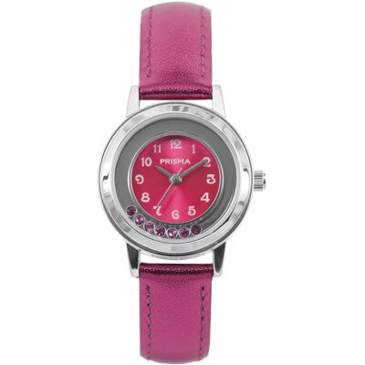 Prisma CW.213 Dazzling Diamonds Pink - kinderhorloge Prisma CW.213 Dazzling Diamonds Pink - kinderhorloge