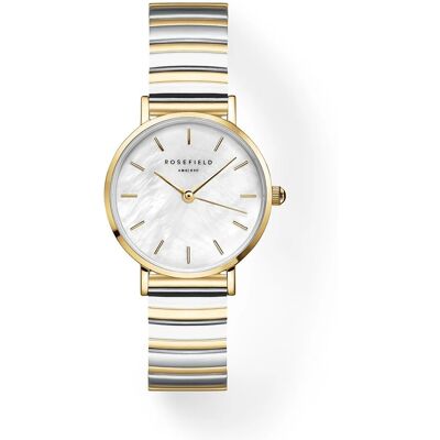 Rosefield SEWDSG-SE03 - Small Edit White Mop - Horloge Rosefield SEWDSG-SE03 - Small Edit White Mop - Horloge