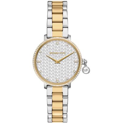 Michael Kors MK7574 - Pyper - Bicolor - Horloge Michael Kors MK7574 - Pyper - Bicolor - Horloge