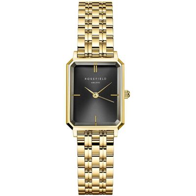 Rosefield OBGSG-O61 Octagan XS - Black Sunray - Horloge Rosefield OBGSG-O61 Octagan XS - Black Sunray - Horloge