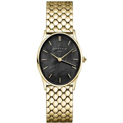 Rosefield OBGSG-OV14 - The Oval Black - Horloge Rosefield OBGSG-OV14 - The Oval Black - Horloge