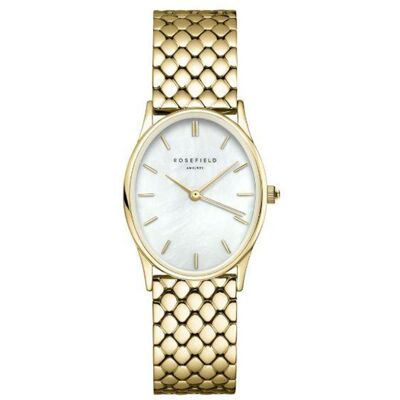 Rosefield OWGSG-OV01 - The Oval White - Horloge Rosefield OWGSG-OV01 - The Oval White - Horloge