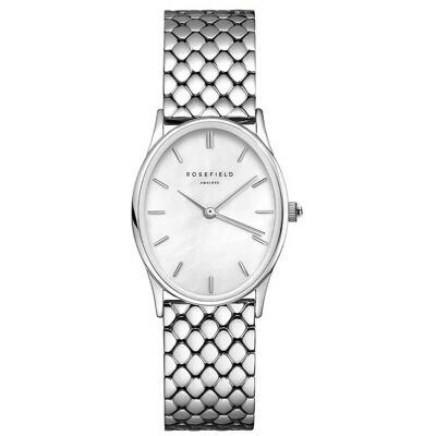 Rosefield OWGSS-OV03 - The Oval White - Horloge Rosefield OWGSS-OV03 - The Oval White - Horloge
