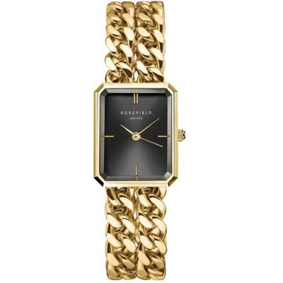 Rosefield SBGSG-O77 Octagan XS - Double Chain Studio Edition - Horloge Rosefield SBGSG-O77 Octagan XS - Double Chain Studio Edition - Horloge