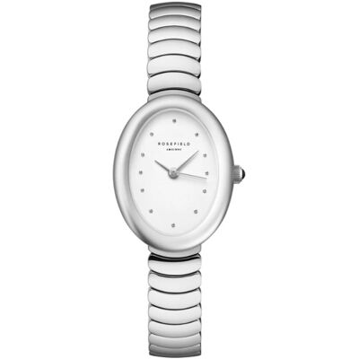 Rosefield OVWSSS-OV20 - Oval White - Horloge Rosefield OVWSSS-OV20 - Oval White - Horloge