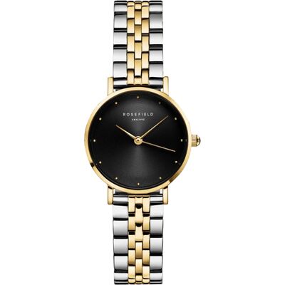 Rosefield SEBDSG-SE04 - Small - Black Steel - Duo Tone - Horloge Rosefield SEBDSG-SE04 - Small - Black Steel - Duo Tone - Horloge