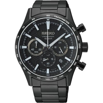Seiko SSB415P1 - Chronograaf - Black - Horloge Seiko SSB415P1 - Chronograaf - Black - Horloge