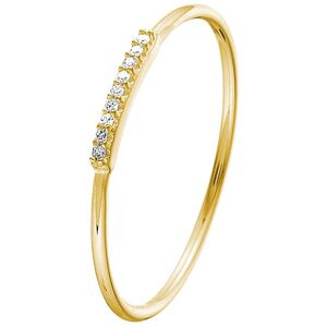 Quickjewels Huiscollectie Goud ring diamant 0.02ct h p1 14K geelgoud 4021747 Quickjewels Huiscollectie Goud ring diamant 0.02ct h p1 14K geelgoud 4021747