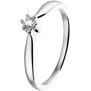Quickjewels Huiscollectie Goud ring diamant 0.08ct h si 14K witgoud 4104849 Quickjewels Huiscollectie Goud ring diamant 0.08ct h si 14K witgoud 4104849