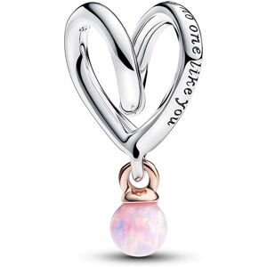 Pandora ME 783242C01 - Two-tone Wrapped Heart Charm - Bedel Pandora ME 783242C01 - Two-tone Wrapped Heart Charm - Bedel