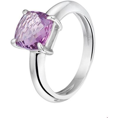 Quickjewels Huiscollectie Zilver ring amethist zilver gerhodineerd 1319867 Quickjewels Huiscollectie Zilver ring amethist zilver gerhodineerd 1319867