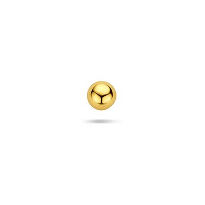 Quickjewels Huiscollectie Zilver zilver verguld (geel) flat back piercing bolletje 1 micron 2104144 Quickjewels Huiscollectie Zilver zilver verguld (geel) flat back piercing bolletje 1 micron 2104144