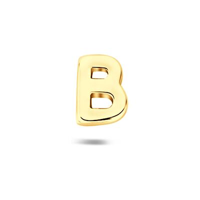 Quickjewels Huiscollectie Zilver zilver verguld (geel) flat back piercing letter 6 mm 1 micron 2104279 Quickjewels Huiscollectie Zilver zilver verguld (geel) flat back piercing letter 6 mm 1 micron 2104279