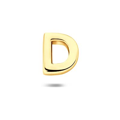 Quickjewels Huiscollectie Zilver zilver verguld (geel) flat back piercing letter 6 mm 1 micron 2104281 Quickjewels Huiscollectie Zilver zilver verguld (geel) flat back piercing letter 6 mm 1 micron 2104281