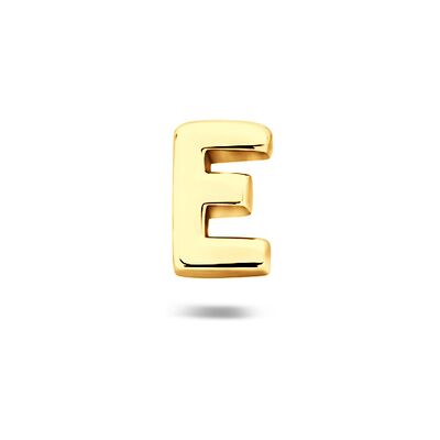 Quickjewels Huiscollectie Zilver zilver verguld (geel) flat back piercing letter 6 mm 1 micron 2104282 Quickjewels Huiscollectie Zilver zilver verguld (geel) flat back piercing letter 6 mm 1 micron 2104282