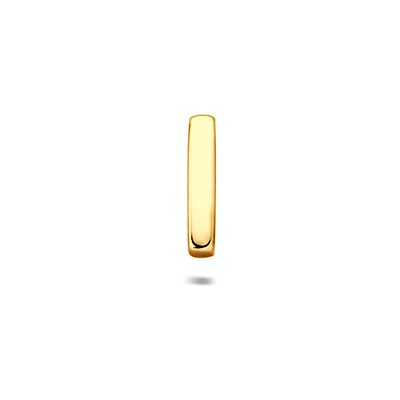 Quickjewels Huiscollectie Zilver zilver verguld (geel) flat back piercing letter 6 mm 1 micron 2104286 Quickjewels Huiscollectie Zilver zilver verguld (geel) flat back piercing letter 6 mm 1 micron 2104286