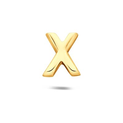 Quickjewels Huiscollectie Zilver zilver verguld (geel) flat back piercing letter 6 mm 1 micron 2104301 Quickjewels Huiscollectie Zilver zilver verguld (geel) flat back piercing letter 6 mm 1 micron 2104301