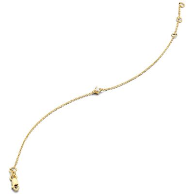 Quickjewels Huiscollectie Goud armband diamant 16,5 - 18,5 cm g si 14K geelgoud 4024032 Quickjewels Huiscollectie Goud armband diamant 16,5 - 18,5 cm g si 14K geelgoud 4024032