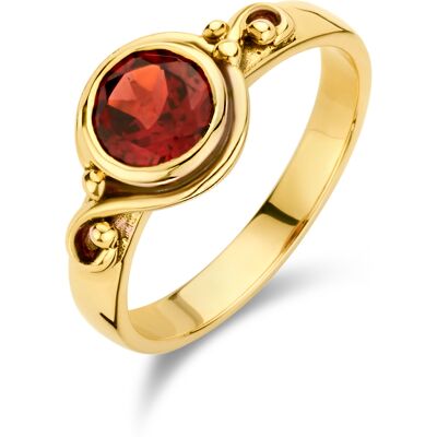 Quickjewels Huiscollectie Goud vintage ring granaat oxi 14K geelgoud 4027316 Quickjewels Huiscollectie Goud vintage ring granaat oxi 14K geelgoud 4027316
