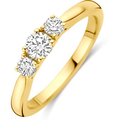 Quickjewels Huiscollectie Goud 14K geelgoud ring lab grown diamant 0.45ct g vs 4034959 17.75 Quickjewels Huiscollectie Goud 14K geelgoud ring lab grown diamant 0.45ct g vs 4034959 17.75