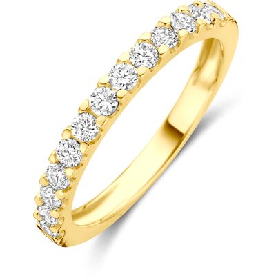 Quickjewels Huiscollectie Goud 14K geelgoud ring lab grown diamant 0.50ct h si 4035089 17.25 Quickjewels Huiscollectie Goud 14K geelgoud ring lab grown diamant 0.50ct h si 4035089 17.25