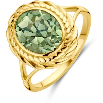 Quickjewels Huiscollectie Goud 14K geelgoud ring groen amethist 4035237 16.50 Quickjewels Huiscollectie Goud 14K geelgoud ring groen amethist 4035237 16.50