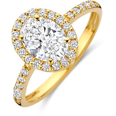 Quickjewels Huiscollectie Goud 14K geelgoud ring lab grown diamant 1.40ct g vs 4035607 17.75 Quickjewels Huiscollectie Goud 14K geelgoud ring lab grown diamant 1.40ct g vs 4035607 17.75