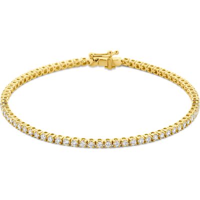 Quickjewels Huiscollectie Goud 14K geelgoud tennisarmband lab grown diamant 2.00ct f vs 2,2 mm 17,5 cm 4035881 Quickjewels Huiscollectie Goud 14K geelgoud tennisarmband lab grown diamant 2.00ct f vs 2,2 mm 17,5 cm 4035881