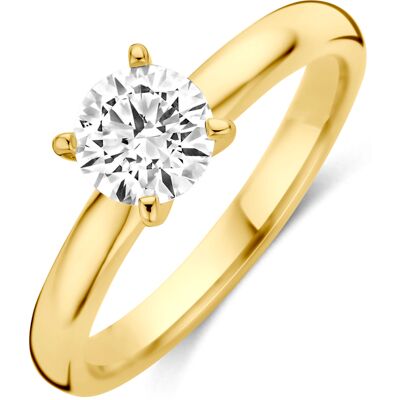 Quickjewels Huiscollectie Goud 14K geelgoud ring lab grown diamant 0.75ct g vs 4035937 17.75 Quickjewels Huiscollectie Goud 14K geelgoud ring lab grown diamant 0.75ct g vs 4035937 17.75