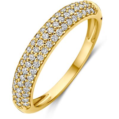 Quickjewels Huiscollectie Goud 14K geelgoud ring lab grown diamant 0.50ct f vs 4036021 17.75 Quickjewels Huiscollectie Goud 14K geelgoud ring lab grown diamant 0.50ct f vs 4036021 17.75