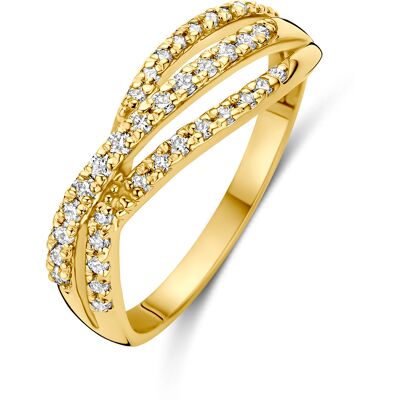 Quickjewels Huiscollectie Goud 14K geelgoud ring lab grown diamant 0.29ct f vs 4036035 18.50 Quickjewels Huiscollectie Goud 14K geelgoud ring lab grown diamant 0.29ct f vs 4036035 18.50
