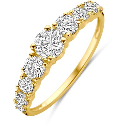 Quickjewels Huiscollectie Goud 14K geelgoud ring lab grown diamant 1.04ct f vs 4036107 16.50 Quickjewels Huiscollectie Goud 14K geelgoud ring lab grown diamant 1.04ct f vs 4036107 16.50