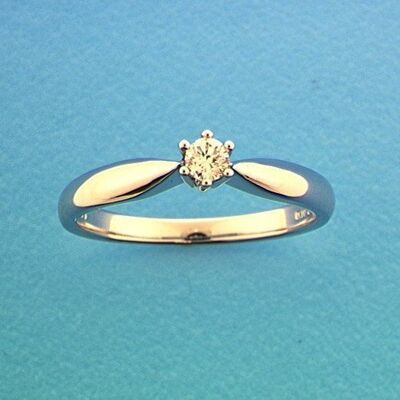Quickjewels Huiscollectie Goud ring diamant 0.10ct h si 14K witgoud 4104852 Quickjewels Huiscollectie Goud ring diamant 0.10ct h si 14K witgoud 4104852