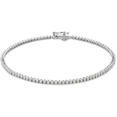 Quickjewels Huiscollectie Goud 14K witgoud tennisarmband lab grown diamant 1.00ct f vs 1,7 mm 17,5 cm 4106479 Quickjewels Huiscollectie Goud 14K witgoud tennisarmband lab grown diamant 1.00ct f vs 1,7 mm 17,5 cm 4106479