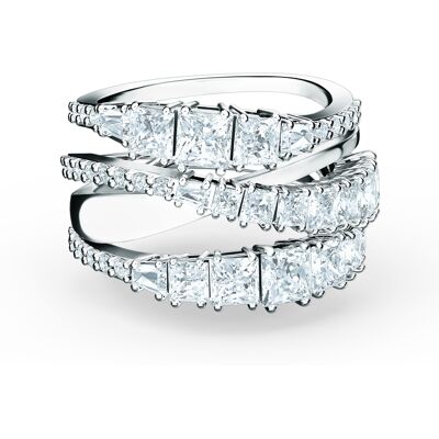 Swarovski 5584650 - Twist Ring Wrap - Zilverkleurig - Ring - maat 52 Swarovski 5584650 - Twist Ring Wrap - Zilverkleurig - Ring - maat 52
