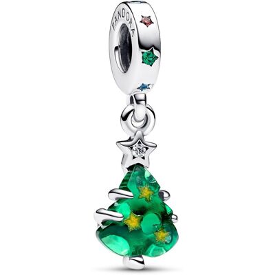 Pandora 792983C01 - Charm Dangle Sparkling Christmas Tree - Bedel Pandora 792983C01 - Charm Dangle Sparkling Christmas Tree - Bedel