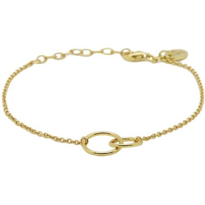 Karma 94137GP Double Circle Goldplated - Armband Karma 94137GP Double Circle Goldplated - Armband