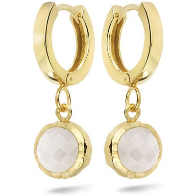 Casa Jewelry Casa TK.9002.00 - Amalfi Maansteen Goudkleur - Oorbellen Casa Jewelry Casa TK.9002.00 - Amalfi Maansteen Goudkleur - Oorbellen