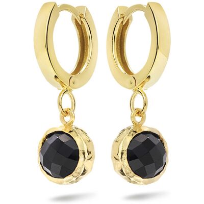 Casa Jewelry Casa TK.9000.00 - Amalfi Onyx Goudkleur - Oorbellen Casa Jewelry Casa TK.9000.00 - Amalfi Onyx Goudkleur - Oorbellen