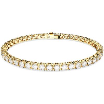 Swarovski 5657664 - Matrix Tennis - Goudkleurig - Armband-Maat M Swarovski 5657664 - Matrix Tennis - Goudkleurig - Armband-Maat M