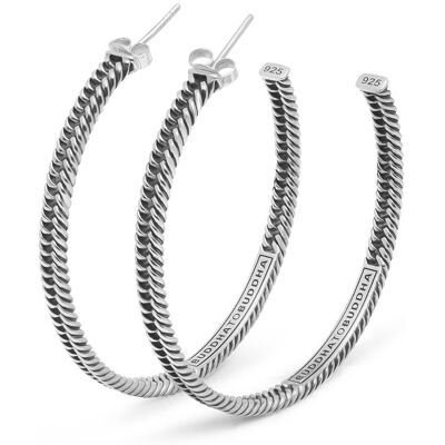 BUDDHA TO BUDDHA - 445 one - Chain Hoop - oorbellen BUDDHA TO BUDDHA - 445 one - Chain Hoop - oorbellen