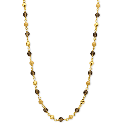 Casa Jewelry Casa TC.9020.00 - Riva Rookkwarts Goudkleur - Ketting Casa Jewelry Casa TC.9020.00 - Riva Rookkwarts Goudkleur - Ketting