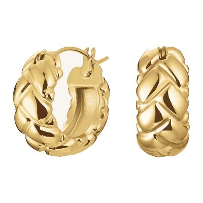 Rosefield Sieraden Rosefield - Mini Braided - JEMBG-J970 - Oorbellen Rosefield Sieraden Rosefield - Mini Braided - JEMBG-J970 - Oorbellen