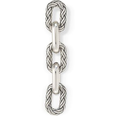 BUDDHA TO BUDDHA 446 one - Katja Link Silver Single Piece - Oorbel BUDDHA TO BUDDHA 446 one - Katja Link Silver Single Piece - Oorbel