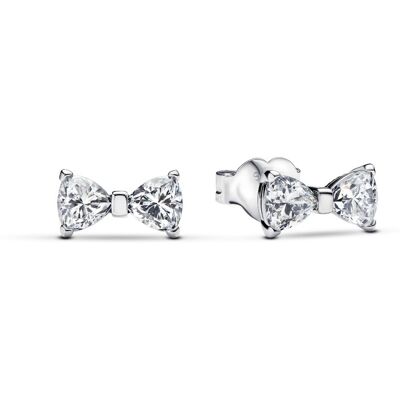 Pandora 293542C01 - Sparkling Small Bow - Oorstekers Pandora 293542C01 - Sparkling Small Bow - Oorstekers